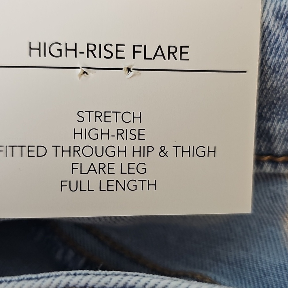 OAT New York Size 28 High Rise Flare Jeans - Picture 5 of 8